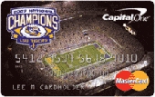 Apply LSU Tigers™ Platinum MasterCard